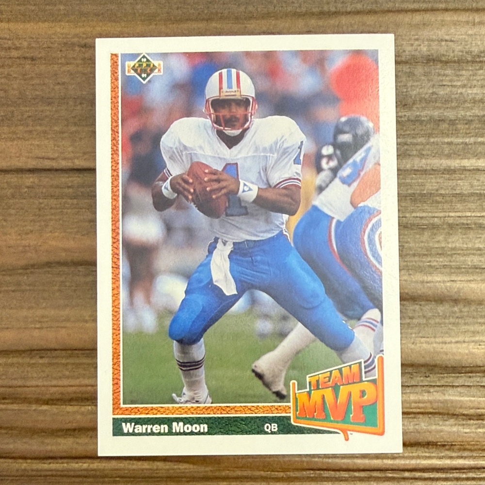 1991 WARREN MOON Upper Deck trading card#460